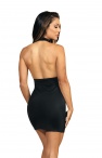  Klubowa czarna dopasowana sukienka z odkrytymi plecami S, M, L, XL - sklep internetowy DesireButik.pl 